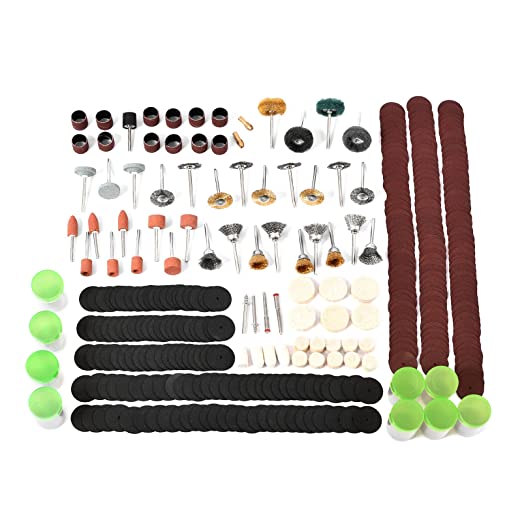 Buy Ettosun 343 Pieces Rotary Tool Accessories Kit, Universal Fitment Sanding Disc,Felt Wheel,Wire Brush and Buffing Stone Burr,Drill Bits for Cutting,Grinding,Sanding,Sharpening,Carving,Polishing 