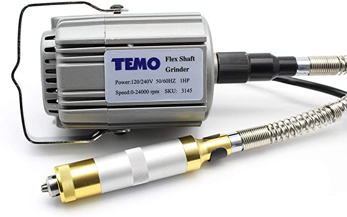 Buy Heavy Duty Grinder Polishing Rotary Tool with Foot Pedal and Flexible Shaft by TEMO 