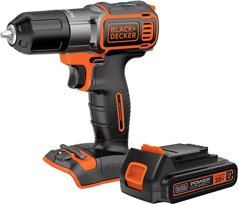 Buy BLACK+DECKER 20V MAX Cordless Drill/Driver w/Autosense Technology (BDCDE120C)  