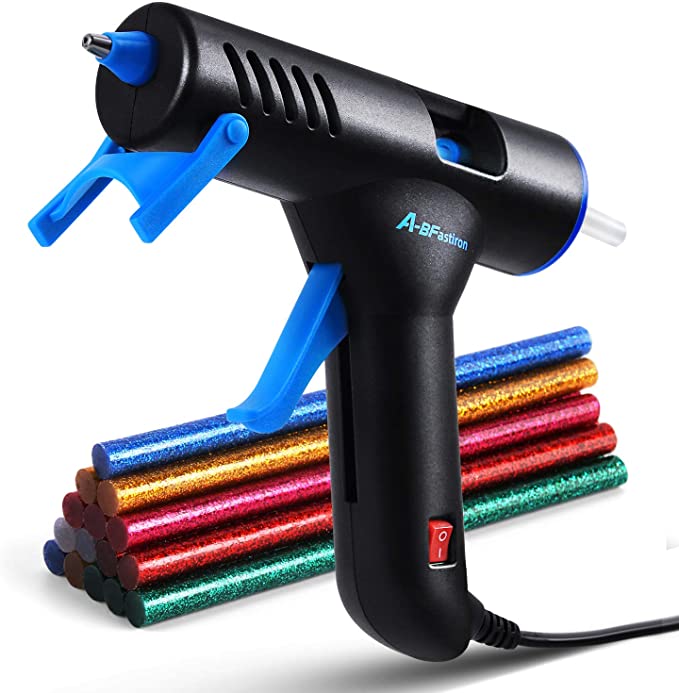 Buy A-BFastiron 60W Mini Hot Melt Glue Gun, Quick Heating Anti-drip Melting Glue Gun Kit for Home Repair, Arts, Crafts, DIY & Sealing, Hot Glue Gun with 75 Pack Gule Sticks 