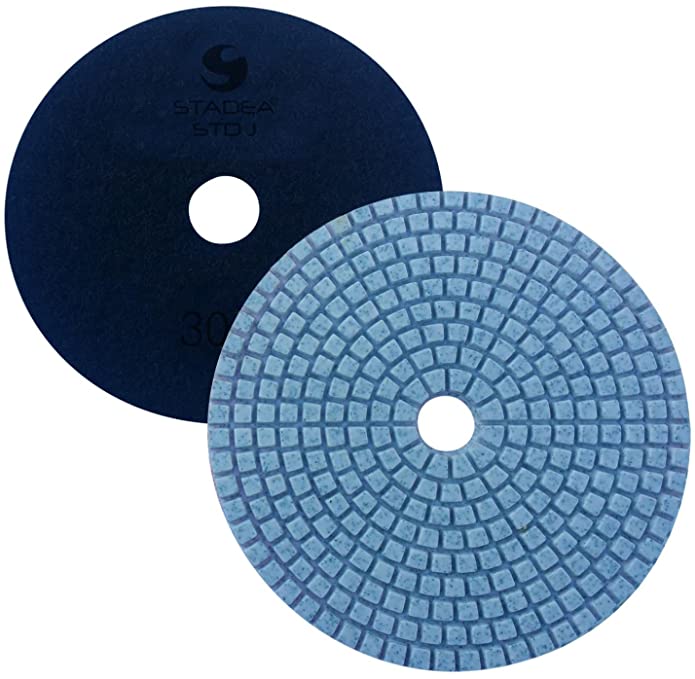 Buy Stadea PPW208D 5 Inch Grit 30 Concrete Polishing Pads - Diamond Pads For Concrete Terrazzo Marble Floor Counter Wet Polishing - Pack of 2 