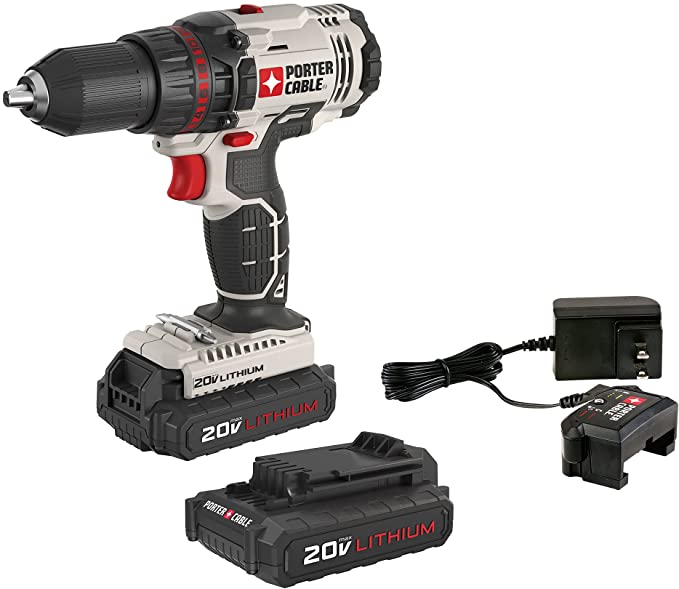 Buy 1/2-Inch PORTER-CABLE 20V MAX Cordless Drill/Driver, Tool Only (PCC601LB)  