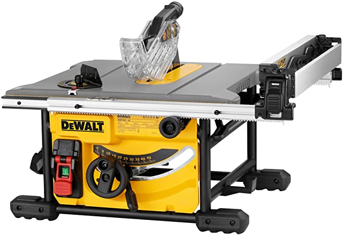 Buy Compact, 8-1/4-Inch DEWALT Table Saw for Jobsite (DWE7485)  