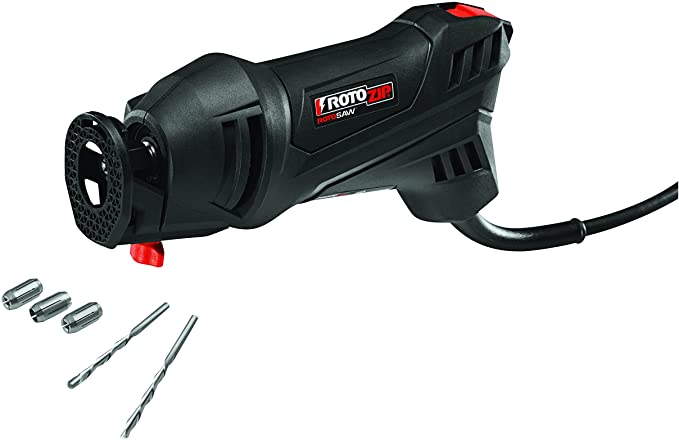 Buy Rotozip SS355-10 5.5 Amp High Performance Spiral Saw Tool Kit with (3) Collects and (2) Bits, Compact and Lightweight - Ideal for Plunge Cuts, Freehand Cuts, and Cut-Outs Rotozip SS355-10 5.5 Amp High Performance Spiral Saw Tool Kit with (3) Collects and (2) Bits, Compact and Lightweight - Ideal for Plunge Cuts, Freehand Cuts, and Cut-Outs 