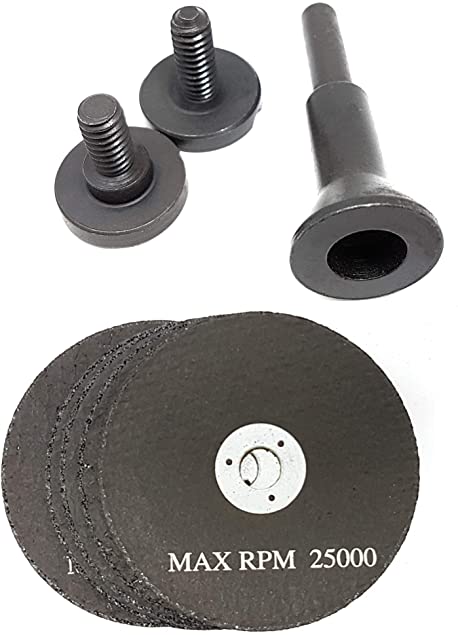 Buy 3-Inch Diameter, 1/16-Inch Thick Metal Cut Off Wheels Kit for Air Die Grinder and Drill 