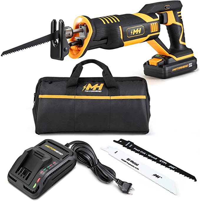 Buy MOTORHEAD 20V ULTRA Cordless Reciprocating Saw, Lithium-Ion, Tool-Free Blade Change & Guard, 1