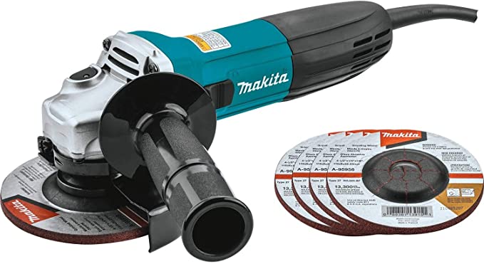 Buy Blue Makita GA4530X 4-1/2-Inch Angle Grinder with Grinding Wheels 