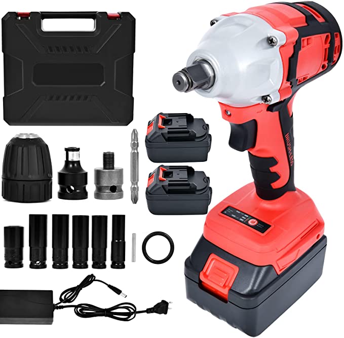 Buy Cordless Impact Wrench, 1/2 Torque Wrench, 1/2