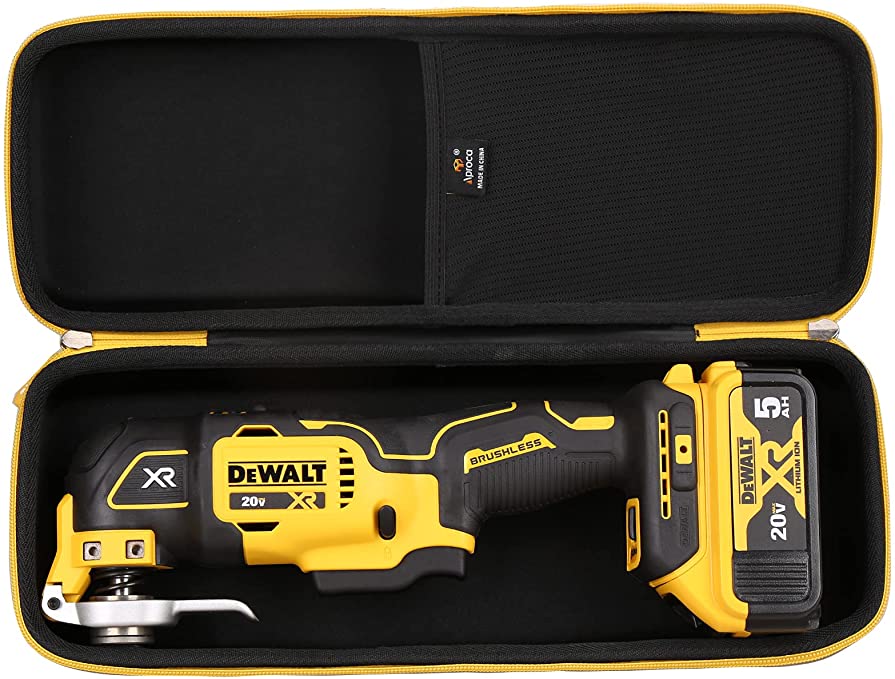 Buy DEWALT 20V Max XR Oscillating Multi-Tool Tool Only Aproca Hard Storage Travel Carrying Case (DCS356B)  