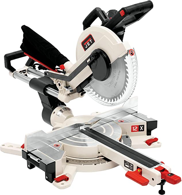 Buy JET JMS-12X 12-Inch Dual-Bevel Sliding Compound Miter Saw (707212)  