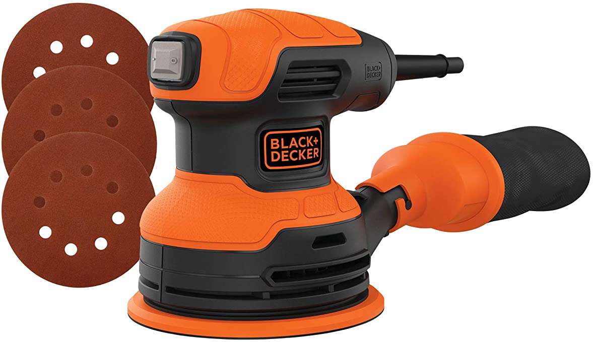 Buy BLACK+DECKER goes above and beyond 5-Inch Random Orbit Sander, 2.4-Amp (BDERO200AEV)  