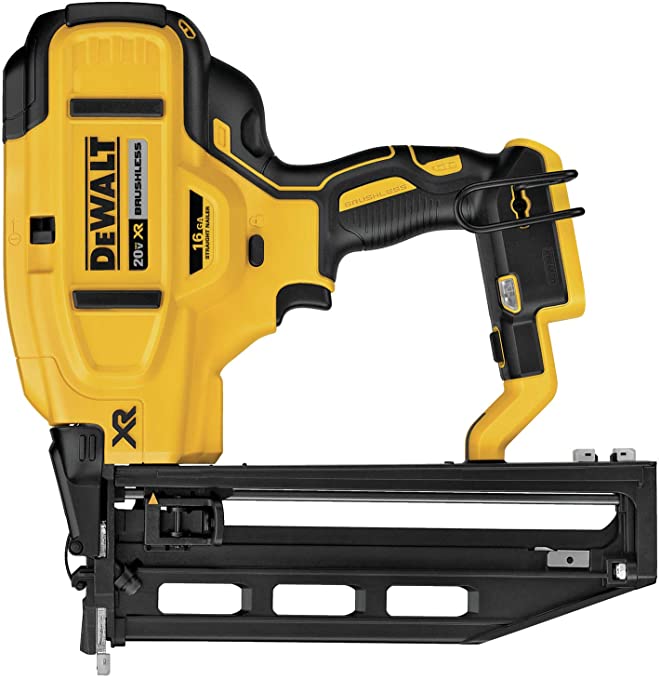 Buy DEWALT 20V MAX XR Finish Nailer, Straight, 16GA DEWALT 20V MAX XR Finish Nailer, Straight, 16GA DEWALT 20V MAX (DCN662B)  