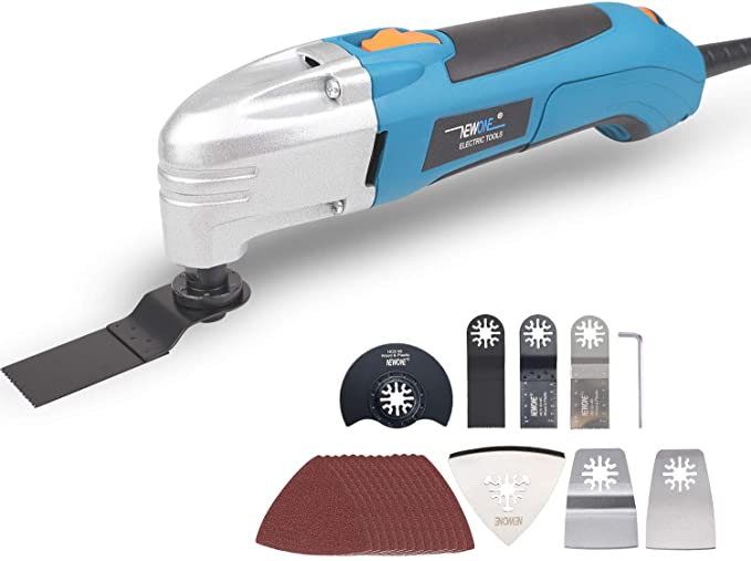 Buy NEWONE Oscillating Power Tool 1.8Amp, Multi-Tool Kit with Variable Speed (kit 1: with 20pcs accessories)  