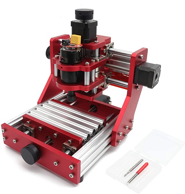 Buy DIY Mini 3 Axis Milling Machine for Metal,Aluminum,Copper,PVC,PCB,Acrylic,Wood Carving Cutting Engraving Machine Working Area 4.96