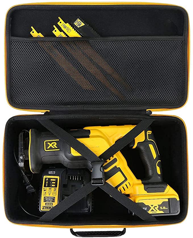 Buy Case Only for DEWALT 20V MAX XR Reciprocating Saw (DCS367B / DCS387B) / D-Handle Rotary Hammer Drill (DCH133B / DCH263B), Khanka Hard Storage Case Replacement 