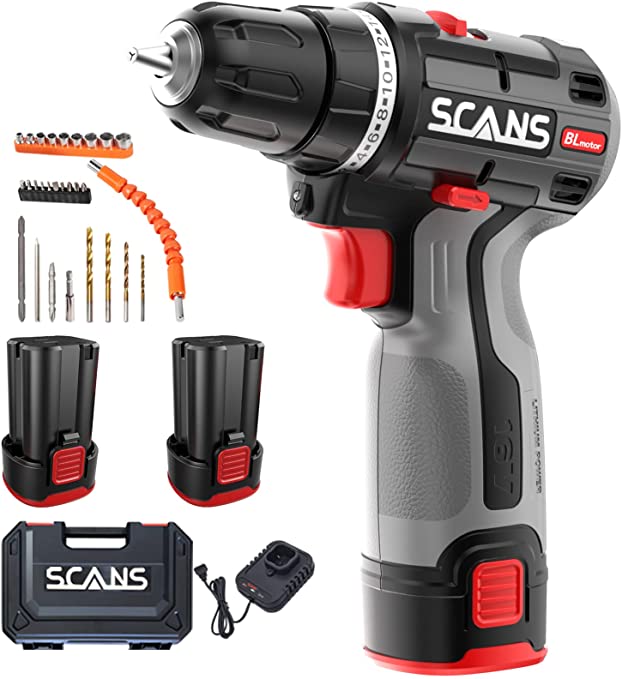 Buy Compact Cordless Brushless Drill/Driver Set, 2 Batteries, 354 In.lb Torque, 20+1 Clutch, 3/8