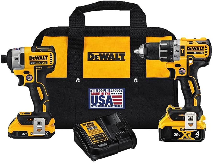 Buy 2-Tool DEWALT 20V MAX* Cordless Drill Combo Kit (DCK287D1M1)  