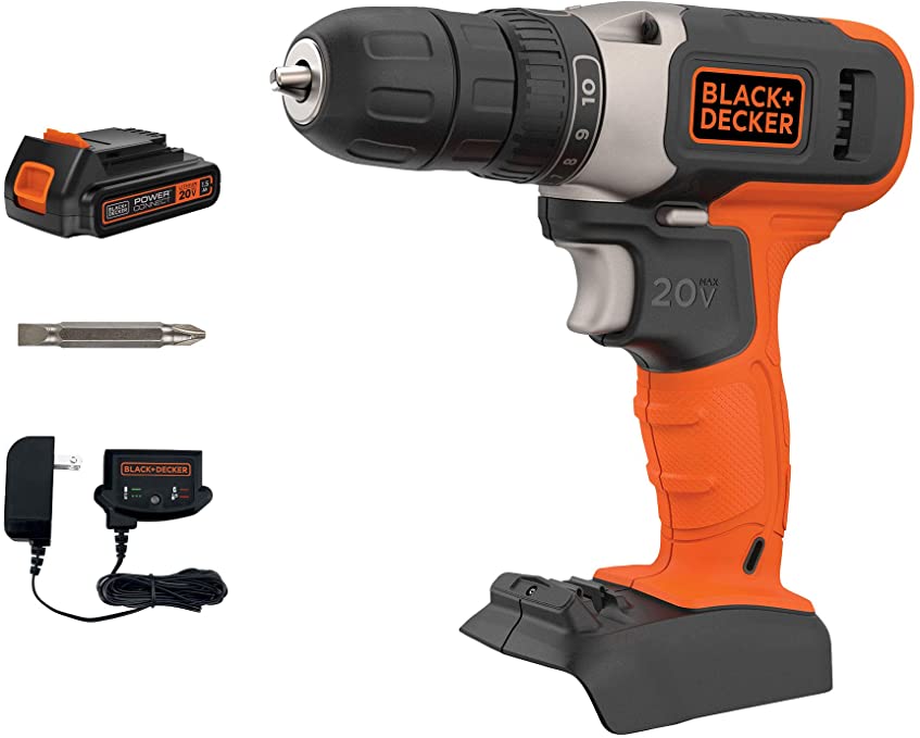 Buy BLACK+DECKER 20V MAX Cordless Drill/Driver Exceeds Expectations (BCD702C1AEV)  