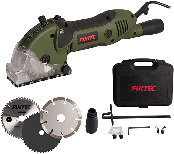 Buy Mini Circular Saw, Compact Electric Circular Saw with 3 Saw Blades, 4A Pure Copper Motor, 3-3/8