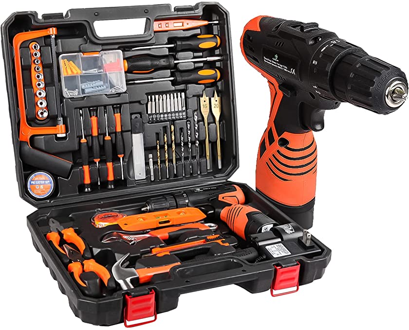 Buy LETTON 16.8V Tool Set with Drill, 247 lb-ft torque, 0-1300 RMP Variable Speed, 10MM 3/8