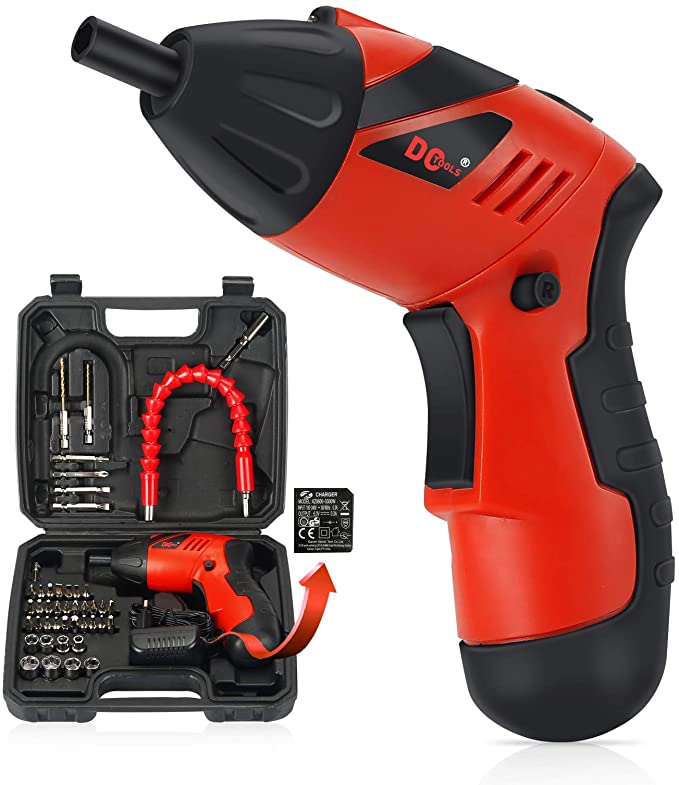 Buy Cordless Screwdriver, ebasic Drill Driver, Rechargeable Electric Screwdriver 3.6V 2000mAh Lithium Ion Battery with 45 Accessories, Battery Indicator, and Carrying Case 