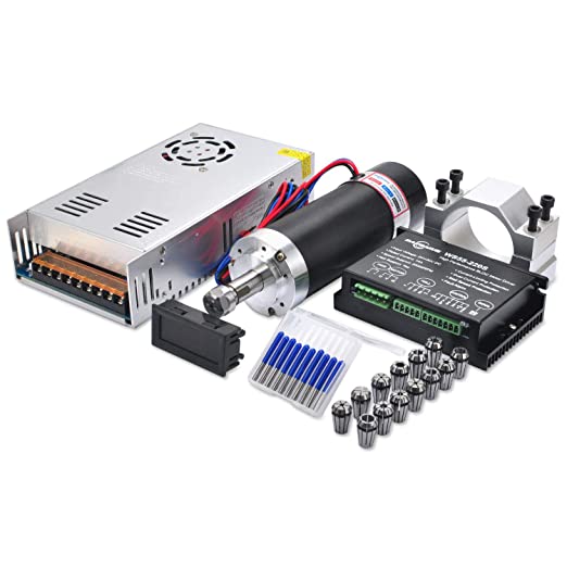 Buy 600w, ER11, 48V DC, 9000RPM Daedalus CNC Brushless Spindle Motor Kit 