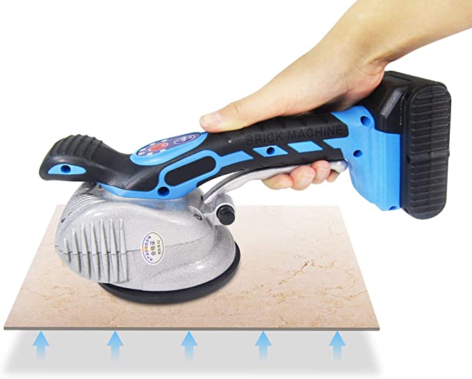 Buy Tool for Vibrating Tiles 15,000VPM Tile Tiler 10AH Li-On Rechargeable Tile Tiling Machine (2 Battery)  