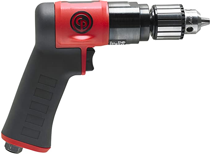 Buy 3/8-Inch Keyed Chuck, 3,000 RPM Chicago Pneumatic CP9285C Composite Lightweight Non-Reversible Air Drill with Pistol Grip 