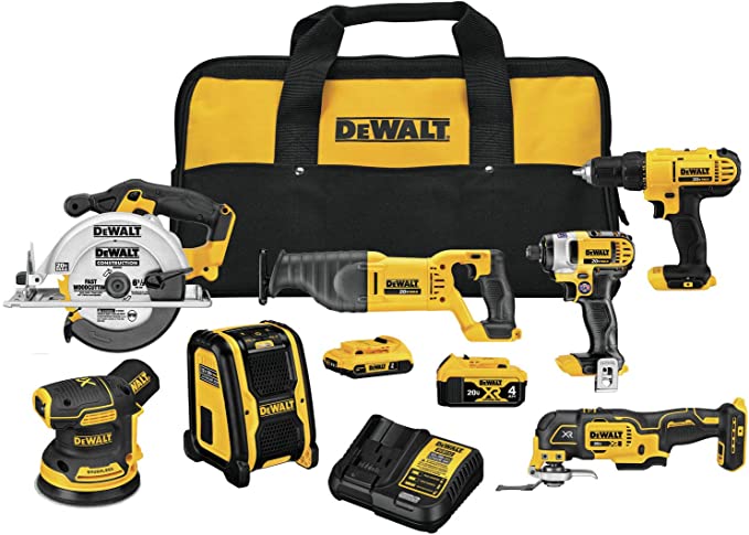 Buy DEWALT 20V MAX* Cordless Drill/Driver Combo Kit, 7-Piece (DCK771D1M1)  