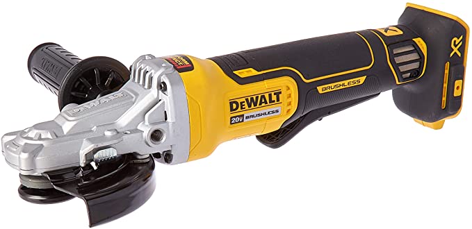 Buy DEWALT 20V MAX XR Angle Grinder, 5-Inch, Flathead Paddle Switch, Tool Only (DCG413FB)  