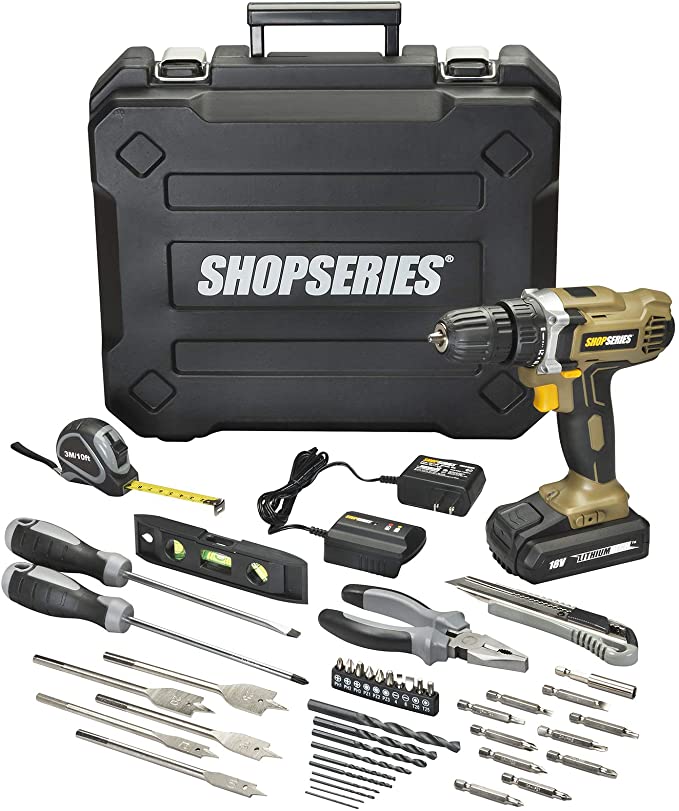 Buy Shop Series SS2811K.1 42-Piece Value Kit 18V Drill Driver 