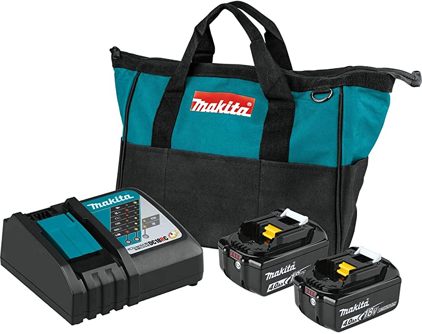 Buy Makita BL1840BDC2 18V LXT Lithium-Ion Battery Starter Pack (4.0Ah)  