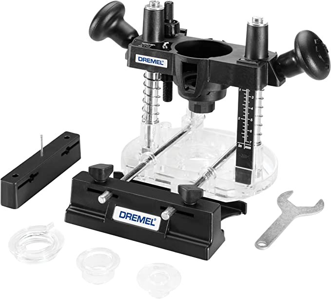 Buy Dremel 335-01 Rotary Tool Plunge Router Attachment, Perfect for Woodworking & Inlay Work 