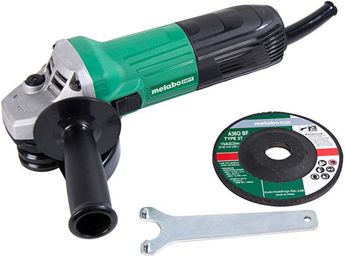 Buy 4-1/2-Inch Metabo HPT Angle Grinder, 5.1-Amp Motor, Small Grip Diameter, 4 Lbs (G12SS2)  