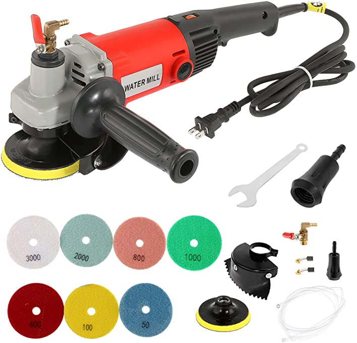 Buy IRONWALLS 1400W Stone Wet Polisher, 110V 4