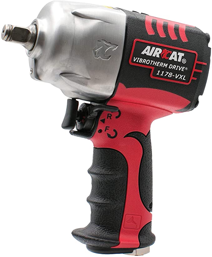 Buy 1300 ft-lbs AIRCAT 1178-VXL 1/2-Inch Vibrotherm Drive Composite Impact Wrench 