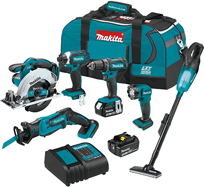 Buy Makita XT614SX1 18V LXT Lithium-Ion Cordless 6-Pc. Combo Kit Makita XT614SX1 18V LXT Lithium-Ion Cordless 6-Pc. Combo Kit Makita XT6 (3.0Ah)  