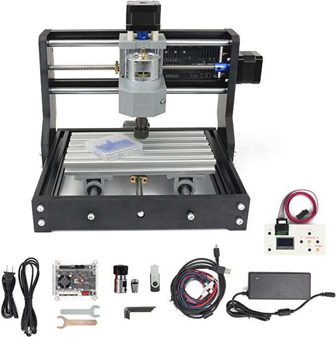 Buy RATTMMOTOR CNC Router Machine 1610 PRO With CNC Offline Controller, 3 Axis GRBL Control Milling Engraver Engraver Machine DIY Mini CNC Wood Router Machine Kit for Plastic/Wood/Acrylic/PVC/PCB/Wood/Acrylic/PVC/PCB/Wood/Acrylic/PVC/PCB/Wood/Acrylic/PVC/PCB/Woo 