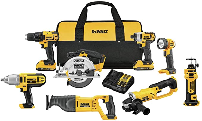 Buy DEWALT 20V MAX Cordless Drill/Driver Combo Kit, 8-Piece (DCK881D2)  