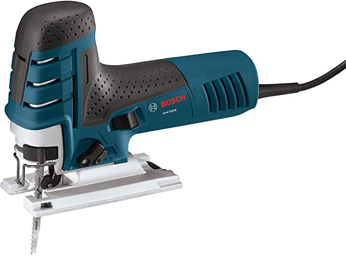 Buy BOSCH JS470EB Barrel-Grip Jig Saw with Carrying Case, 7.0 Amp Corded Variable Speed, Blue 