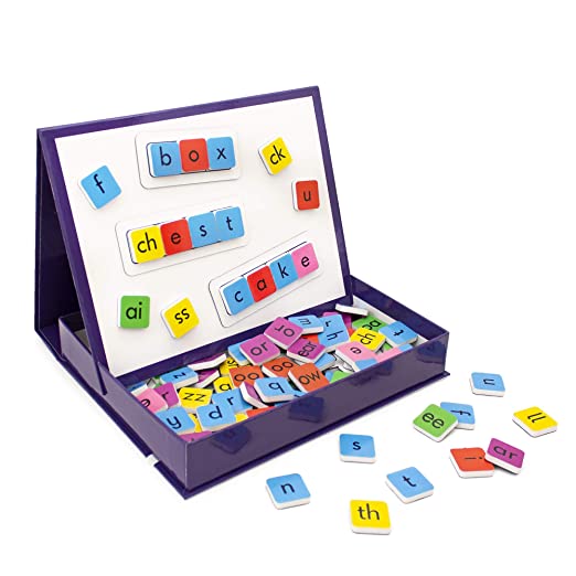 Buy Rainbow Phonics Tiles for Juniors with a Built-in Magnetic Board Multi 