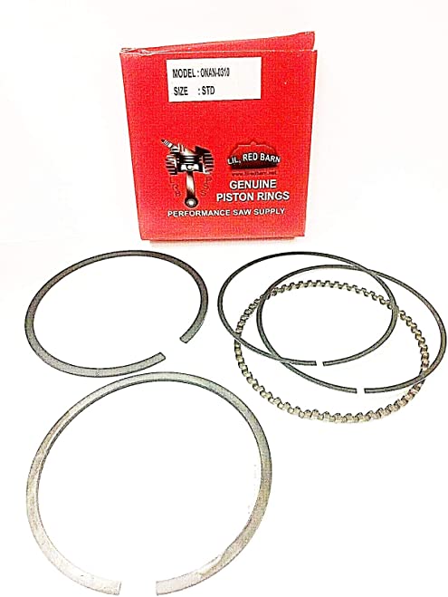 Buy Fits B43 B48 Late Model P216 P218 Lil Red Barn Compatible with John Deere Onan 113-0310 Standard Piston Ring Set for Log Splitters Fits B43 B48 Late Model P216 P218 