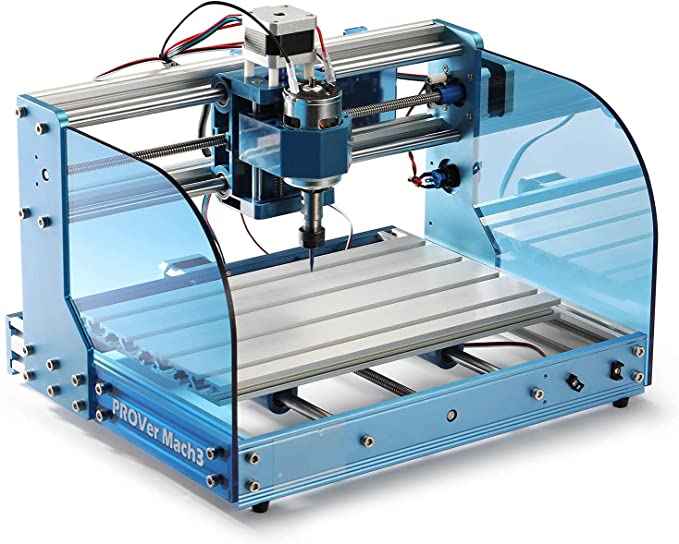 Buy Genmitsu CNC Router Machine 3018-PROVER Mach3 with Mach3 Control, Limit Switches, and an Emergency Stop, Plastic Acrylic PCB PVC Wood Carving Milling Engraving Machine,XYZ Working Dimensions: 300 x 180 x 45mm 