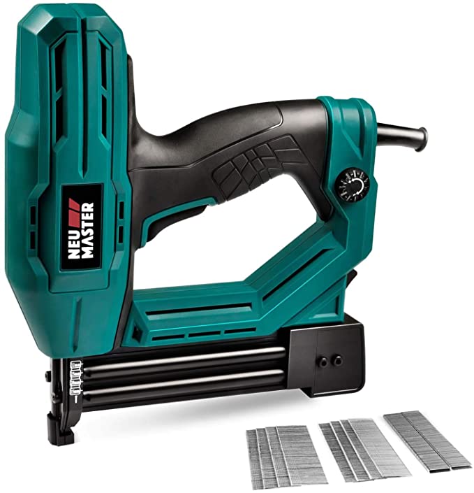 Buy Neu Master NTC0040 Electric Nail Gun/Staple Gun for Upholstery, Carpentry and Woodworking Projects, 1/4