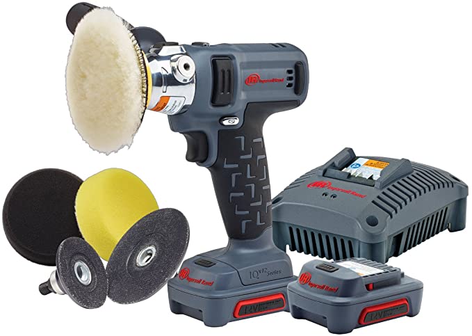 Buy Ingersoll Rand G1621 IQV12 Polisher/Sander Kit includes tool/charger/2 batteries/accessory kit. 