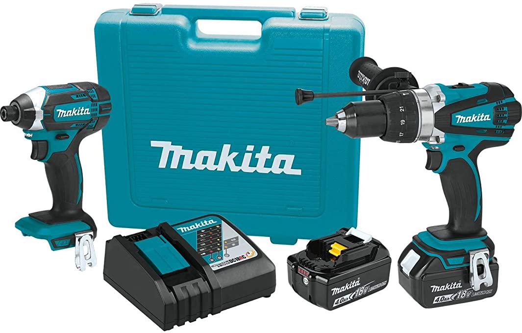 Buy Makita 18V LXT Lithium-Ion Cordless 2-Piece Combo Kit XT263M (4.0Ah)  