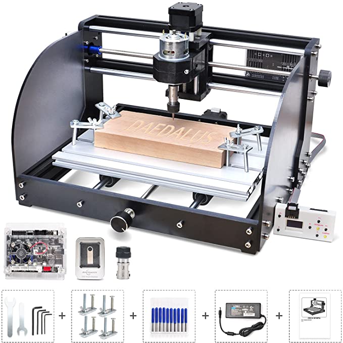 Buy Daedalus CNC Router Machine 3018 Pro with 3 Axis, GRBL Control and Offline Controller 