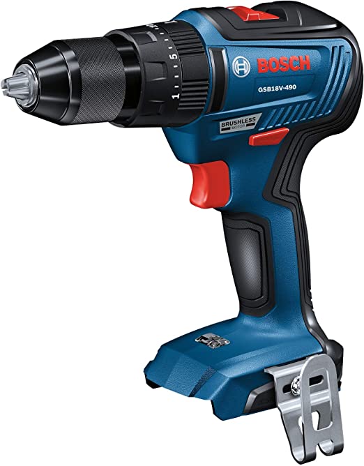 Buy GSB18V-490N 18V EC Brushless 1/2 In. Hammer Drill/Driver by Bosch (Bare Tool)  