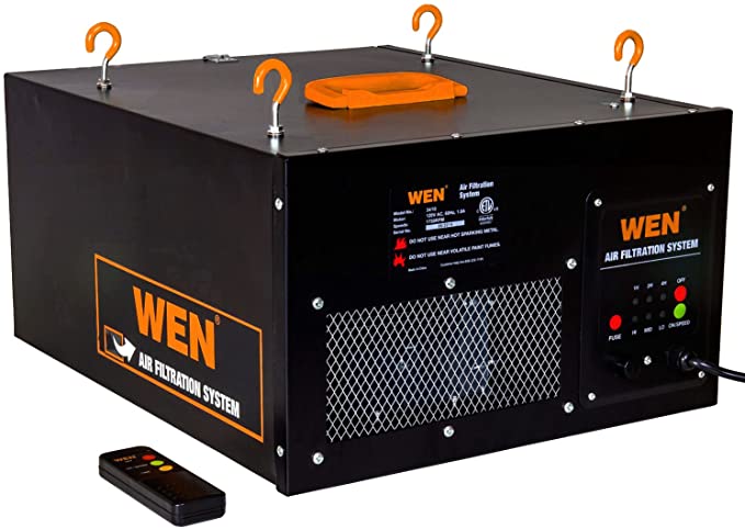 Buy A/C Filtration System (300/350/400 CFM) with RF Remote WEN 3410 (400 CFM)  