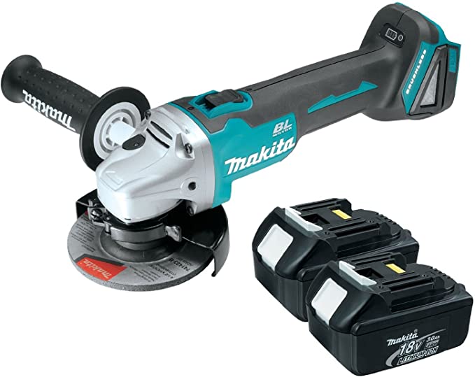 Buy Makita XAG03Z 18V Brushless Cut-Off/Angle Grinder with (2) BL1830 Batteries 